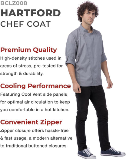 Men'S Hartford Cool Vent Chef Coat